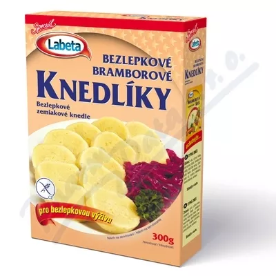 Bezlepkové bramborové knedlíky 300g Labeta