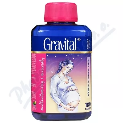 VitaHarmony Gravital tbl.180 pro těhot.a koj.ženy