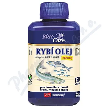 VitaHarmony Fish Oil Omega 3 1000mg XXL tob.150