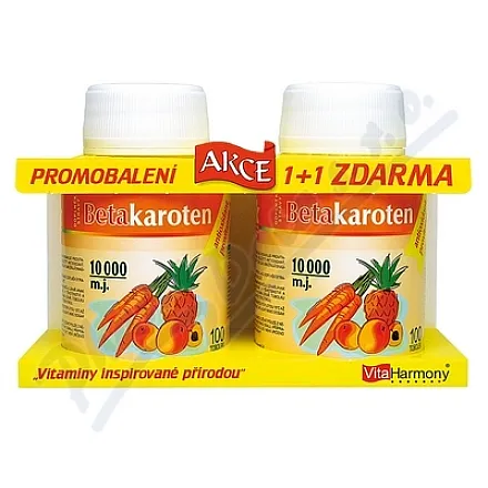 VitaHarmony Beta karoten 10.000 promo.tob.100+100