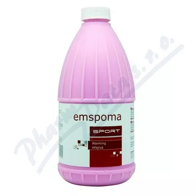 Masážní emulze Emspoma hřejivá O 950g (růžová)