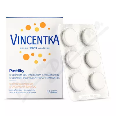 Vincentka pastilky 18x1200mg