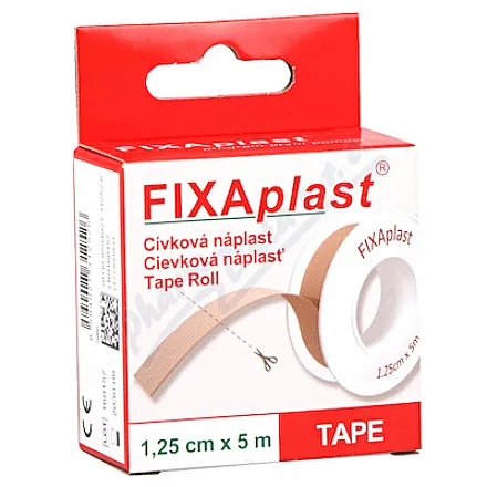 Plaster zwojowy FIXAplast TAPE 1.25cmx5m