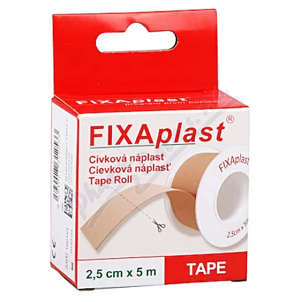 Plaster zwojowy FIXAplast TAPE 2,5cmx5m