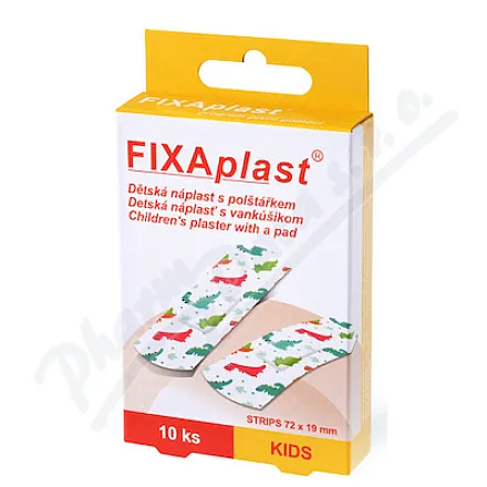 Plaster FIXAplast KIDS z paskami amortyzującymi 10szt