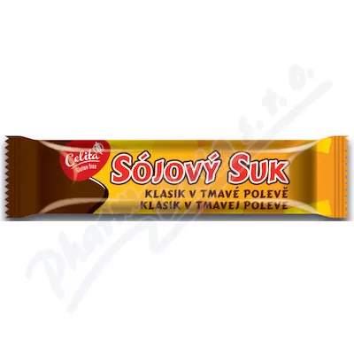 Sojový suk v tmavé polevě 50g