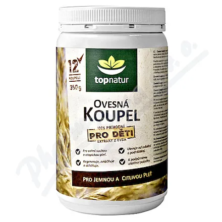 Płatki owsiane do kąpieli dla dzieci 350g TOPNATUR