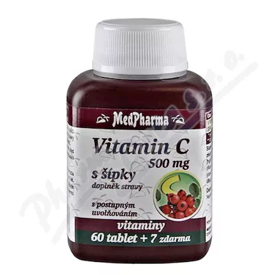 Vitamin C 500mg s šípky tbl.67 prod.úč.MedPharma