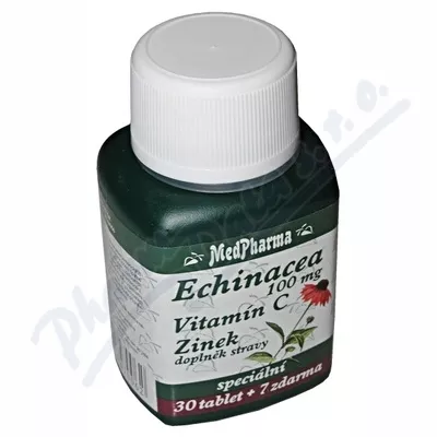 MedPharma Echinacea 100mg+vit.C+zinek tbl.37
