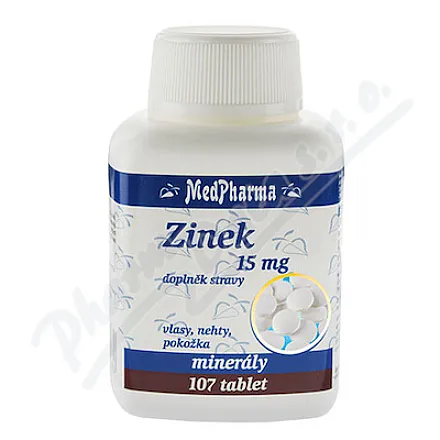 MedPharma Zinek 15mg tbl.107