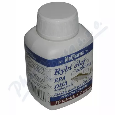 MedPharma Rybí olej 1000mg+EPA+DHA tob.37