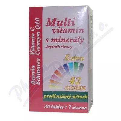 MedPharma Multivitamín s minerály+extra C tbl.37