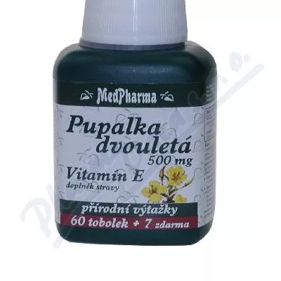 MedPharma Pupalka dvouletá 500mg+vit.E tob.67