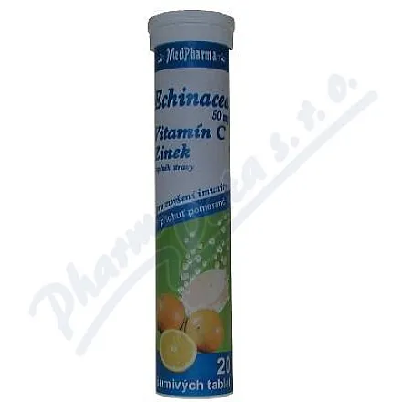 MedPharma Echinacea 50mg+vit.C+Zn tbl.eff.20