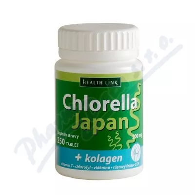 Chlorella Japan + kolagen tbl.250