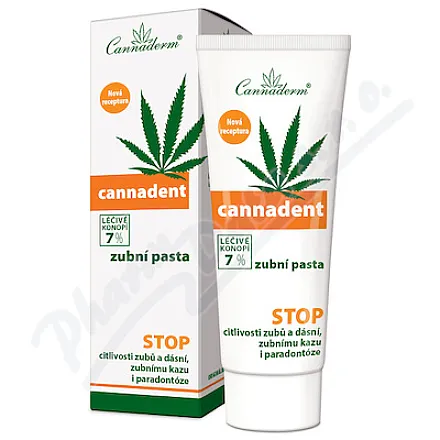 Cannaderm Cannadent zubní pasta NEW 75g
