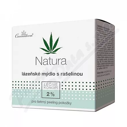 Cannaderm Natura mydło spa z borowiną 80g