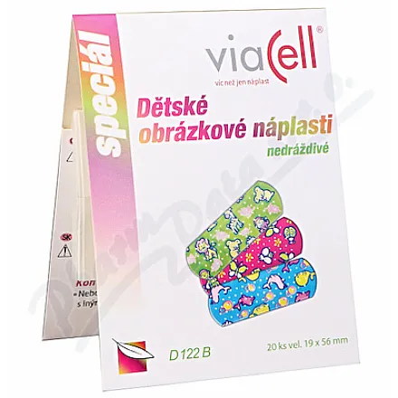 Viacell D122B naszywka na zdjęcie dziecka 19x56mm 20szt