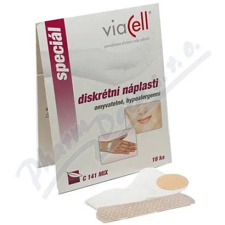 Viacell C141 MIX dyskretne plastry 16 sztuk