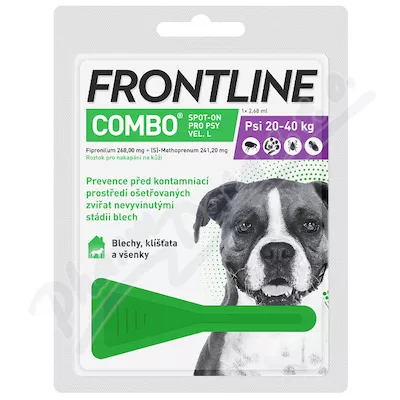 Frontline Combo Spot on Dog L pipeta 1x2.68ml - Veterinární přípravky a potřeby pro vaše mazlíčky.