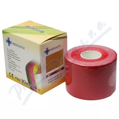 Kinezio tejp 5cm x 5m červený