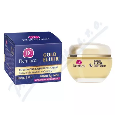 Dermacol Gold Elixir odmładzający kawiorowy krem na noc 50ml