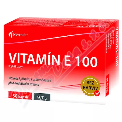 Vitamín E 100mg cps.50