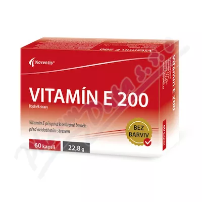 Vitamín E 200 cps.