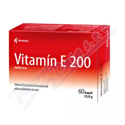 Vitamín E 200 cps.
