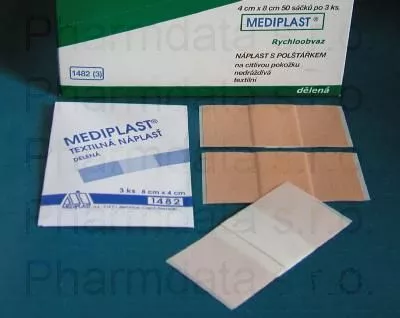 Mediplast szybki bandaż 8x4cm 3szt 1482