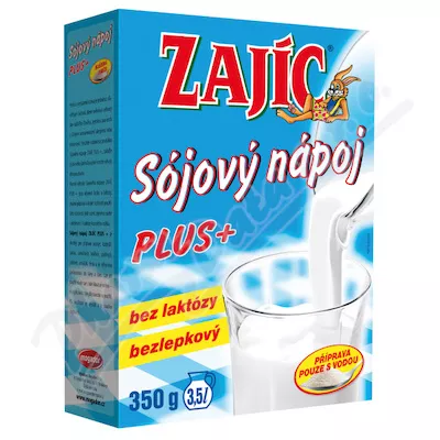 Sojové mléko sušené - zajíc PLUS 350g vitamíny+váp