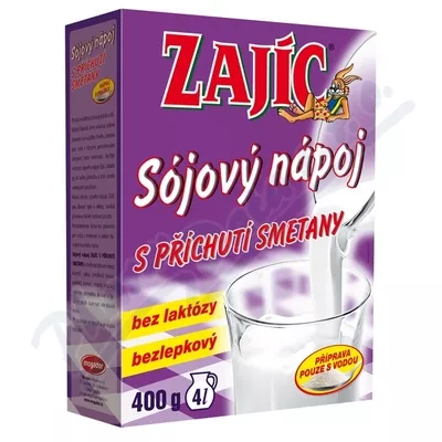 Sojové mléko sušené - zajíc s přích.smetany 400g