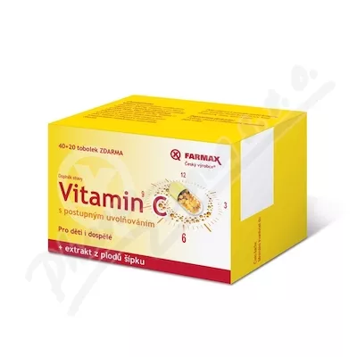 Farmax Witamina C o stopniowym uwalnianiu tob.60