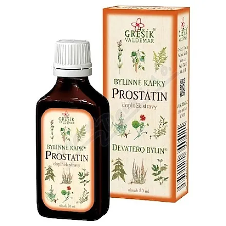Gregory krople Prostatin 50 ml Dziewięć ziół