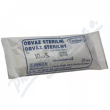 Obin.hydrofil.pletené ster.10cmx5m Steriwund