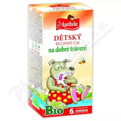 Apotheke Dětský čaj na dobré zažívání 20x1.5g n.s.