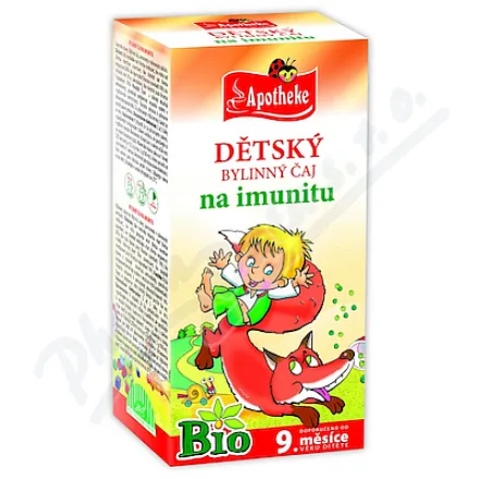 Apotheke Dětský bylinný čaj na imunitu BIO 20x1.5g
