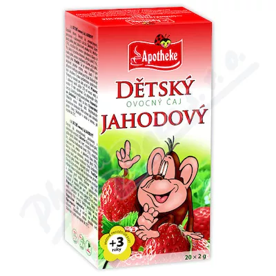 Apotheke Dětský ovocný čaj jahodový 20x2g