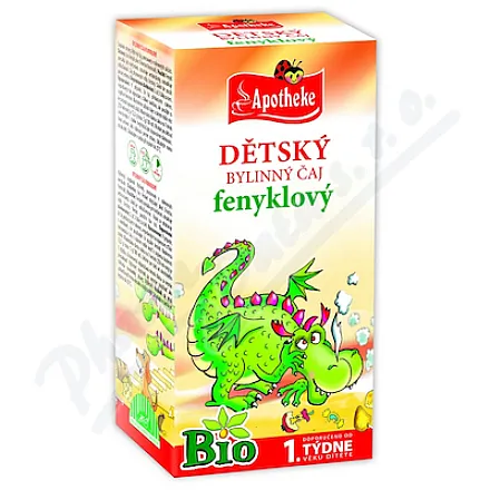 Apotheke Organiczna herbatka z kopru włoskiego dla dzieci 20x1,5g