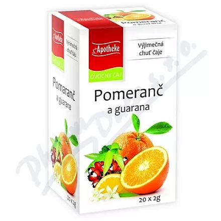 Apotheke Pomeranč a guarana čaj 20x2g