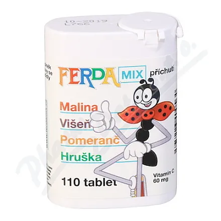 Witamina C 60mg Ferda Mix 35g tbl.110
