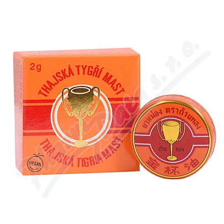 GC Pharmaceutical Thai Tiger Ointment Golden Cup 2 g