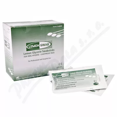 Vatová tyčinka s glycerinem Lemon-Swab 15cm 75ks