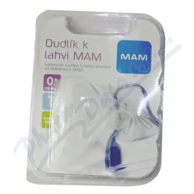 MAM Dudlík na lahev V1- pomalý 0+m. S 1Ks