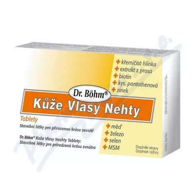 Kůže vlasy nehty Dr.Bohm tbl.60