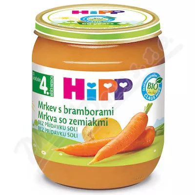 HIPP ZELENINA karotka s brambory 125g CZ4000