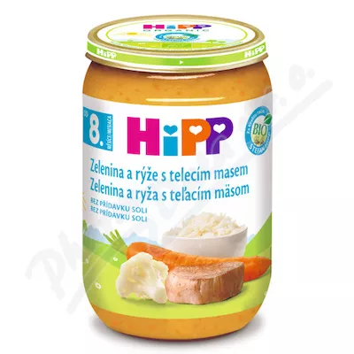 HIPP JUNIOR MENU zel.s rýží a tel.masem220g CZ6413