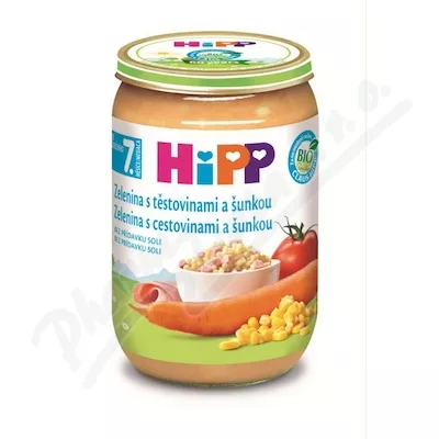 HIPP JUNIOR MENU zel.s těstov.a šunkou 220gCZ6540