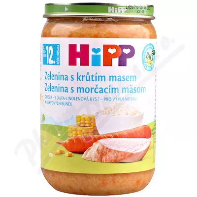 HIPP DĚTSKÉ MENU zel.s krocan.masem 220g CZ6813