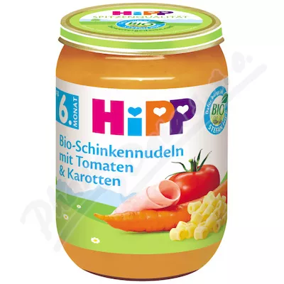 HIPP BABY MENU zel.se šunkou a těstovin.190gCZ6210